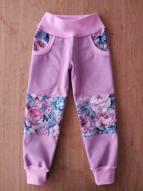 Softshelky starorůžové