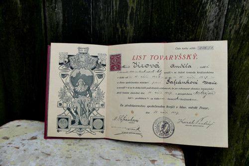 List tovaryšský...řemeslo krejčovské