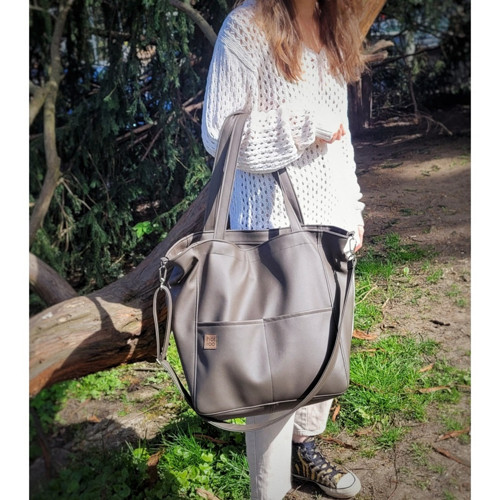 Šedá taška Lazy bag Pocket