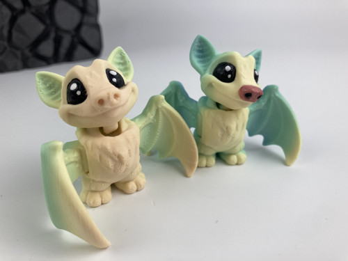 Mini netopýrek do kapsy - 3D tisk — foto 1