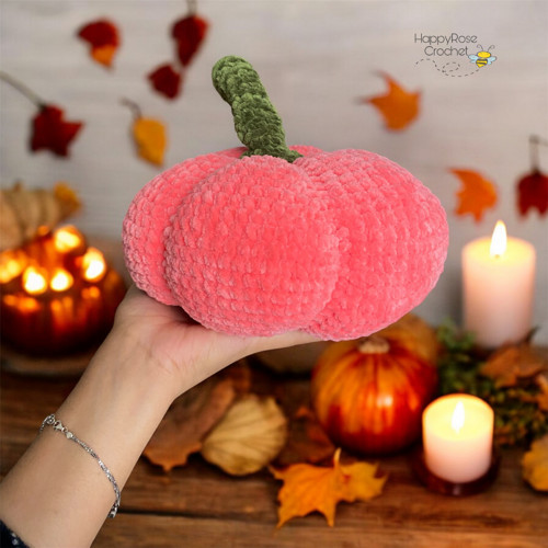 Velká háčkovaná dýně “L”