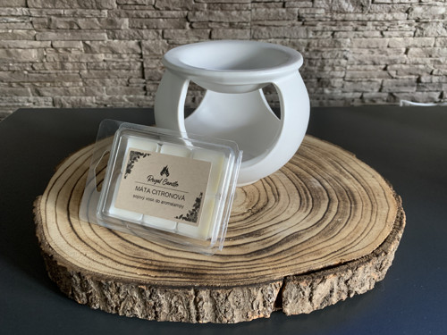 Vonný set - aromalampa s voskem