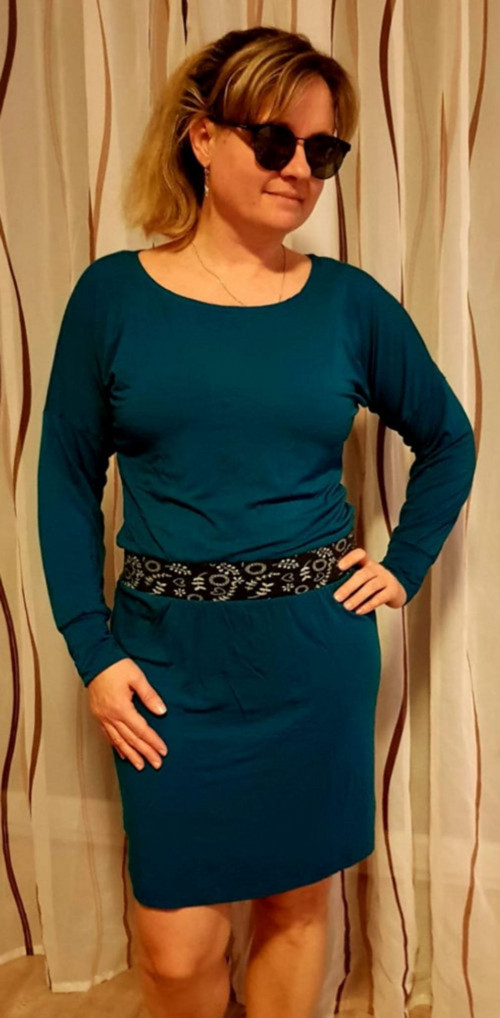Modré šaty