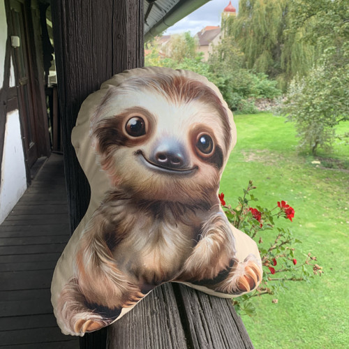 Polštář 3D - Lenochod — foto 1
