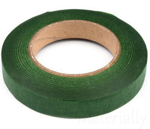 Floristická páska tmavězelená