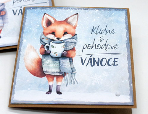 Vánoční přání s lištičkou