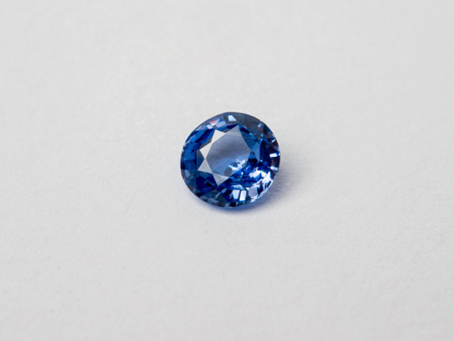 Safír modrý přírodní 1,02 ct Cejlon