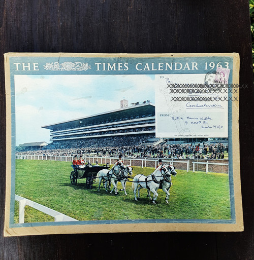 The Times Calendar 1963