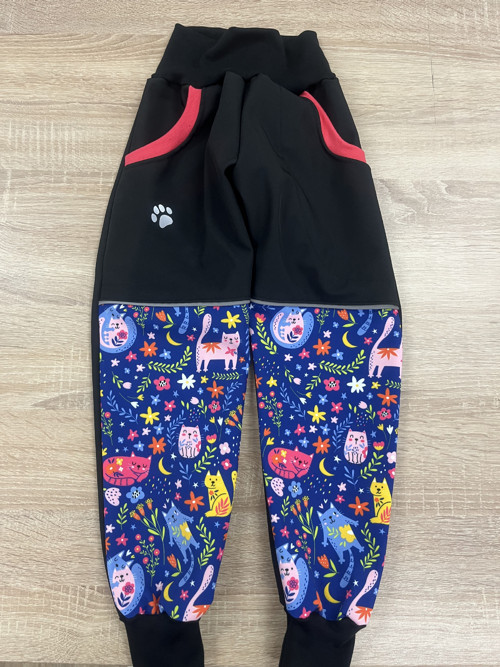 Softshellové kalhoty 86/92 - zvířátka