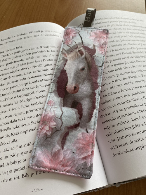 Záložka do knihy - Bílý koník