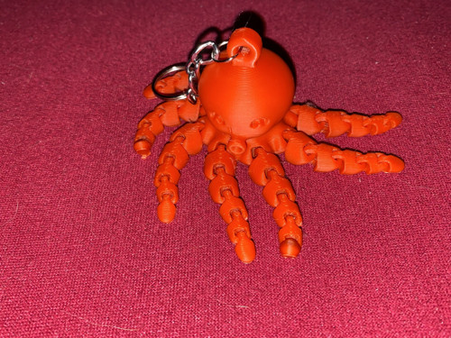 Pohyblivý přívěšek - 3D chobotnice — foto 1