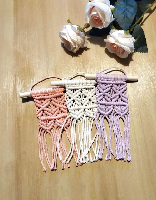 MINI Macramé dekorace