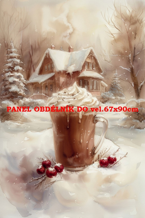 Bavlněný panel 17x25 cm - skladem — foto 1