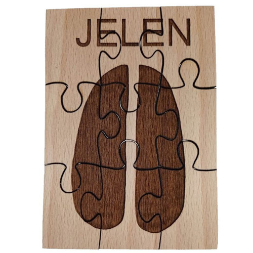 Puzzle stopa - JELEN