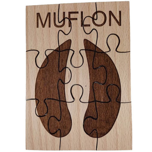 Puzzle stopy - MUFLON