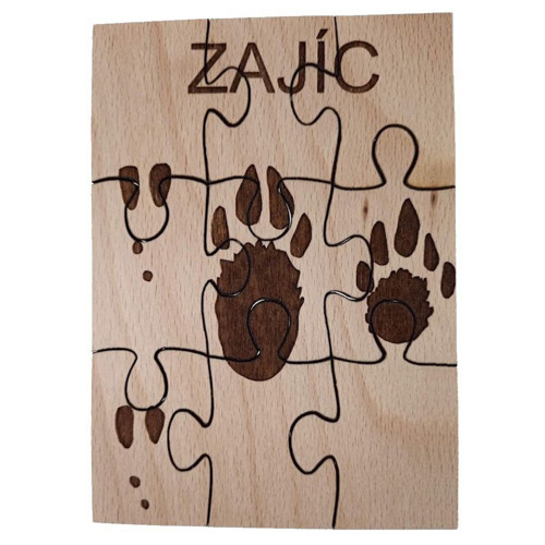 Puzzle stopy - ZAJÍC