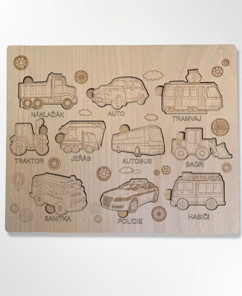 ▪ Puzzle pro děti - Auta