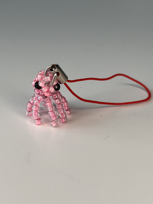 Korálková klíčenka - růžová chobotnice