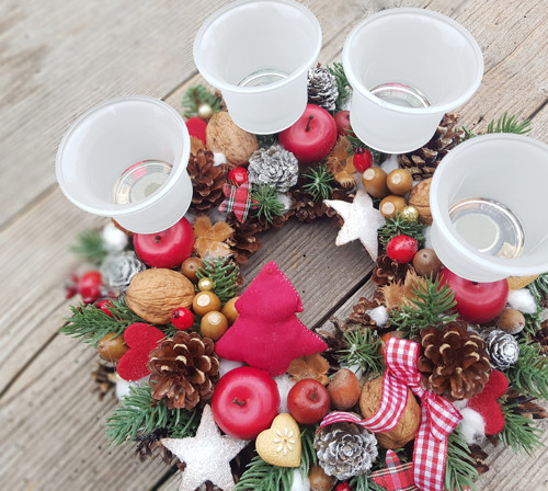 Adventní věneček na přání — foto 1