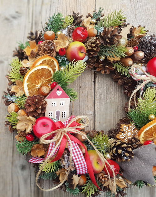 Adventní věneček na zavěšení — foto 1
