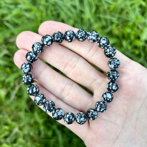 Náramek z obsidiánu — foto 1