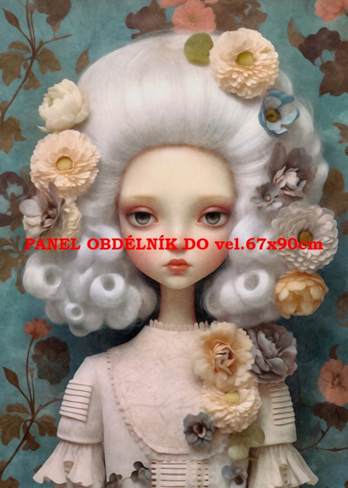 Bavlněný panel 17x25 cm - skladem — foto 1