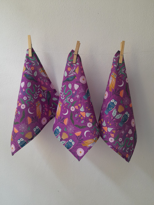 Kapesník Twilight - Owls Purple — foto 1