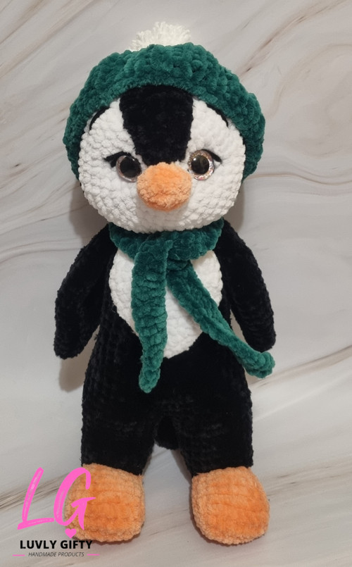 Návod: Háčkovaný Tučňák 27cm