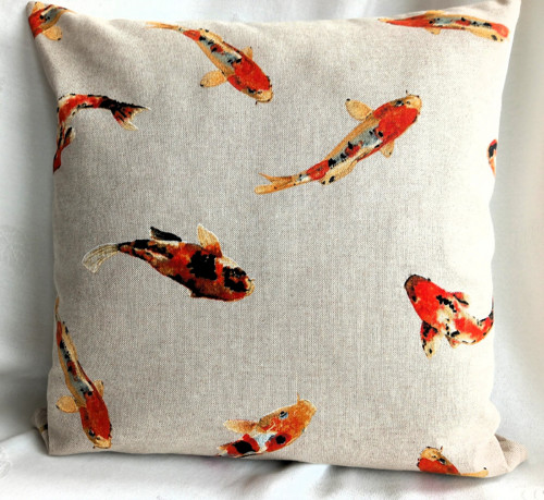 KOI KAPŘI NA REŽNÉ - povlak na polštář 50x50