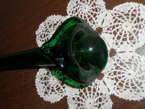 Skleněná VÁZA atypická, zabarvené sklo