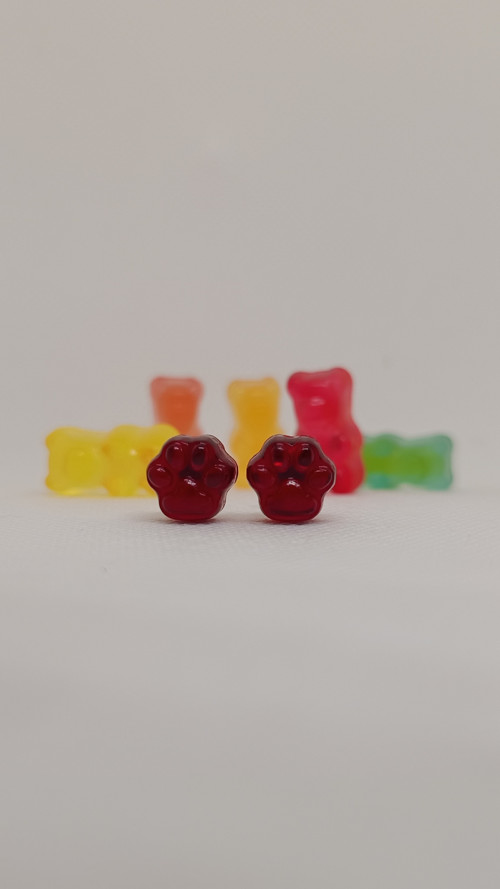 Paw Bonbons red