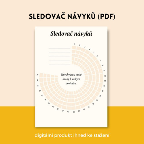 Sledovač návyků (PDF)