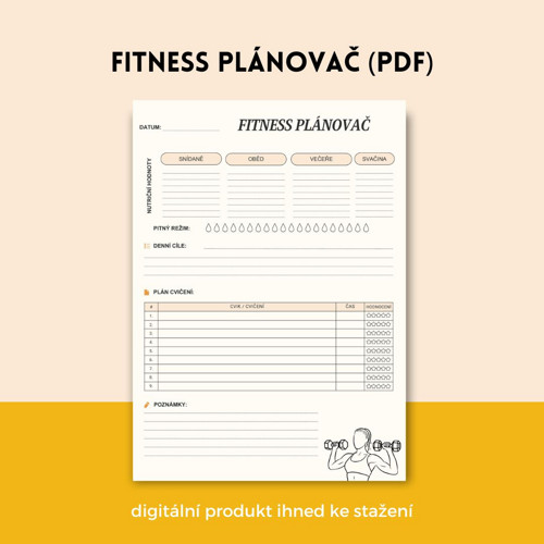 Týdenní plánovač jídelníčku k tisku #2 (PDF)