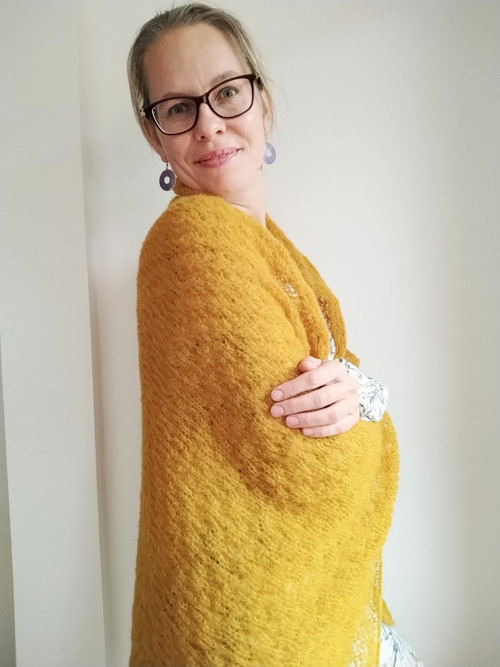 Kari pléd alpaka/hedvábí