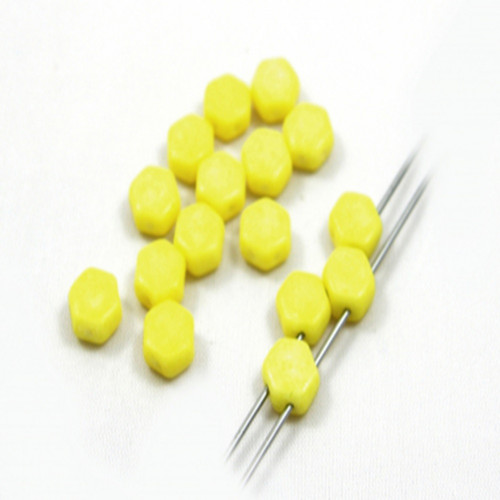 Hexagon - Opaque Yellow, 50 ks