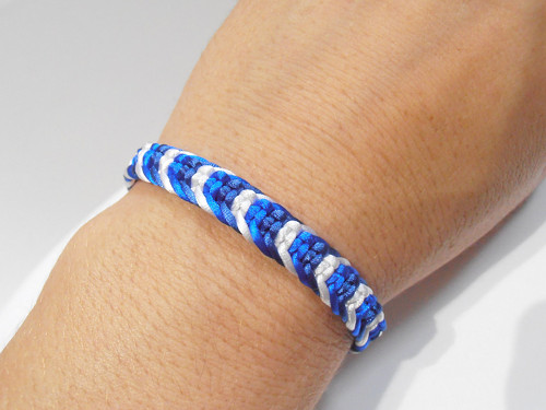 *Macramé saténový barevný náramek - Unisex*