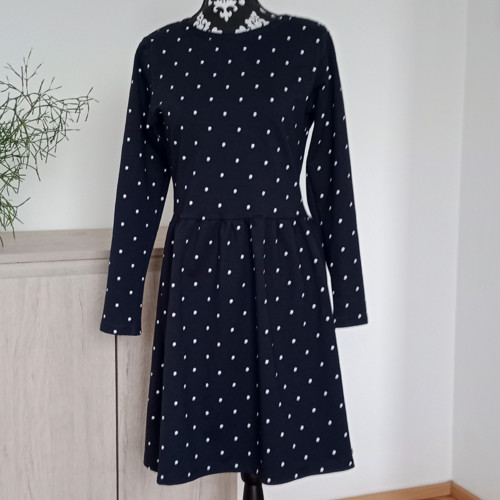 Šaty puntikate vel XS-XL