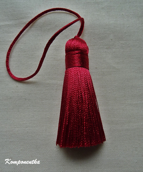 Krásný hustý hedvábný střapec 6cm