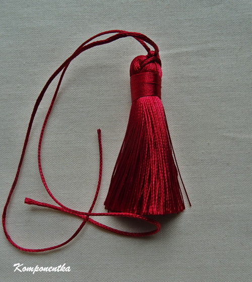 Krásný hustý hedvábný střapec 6cm