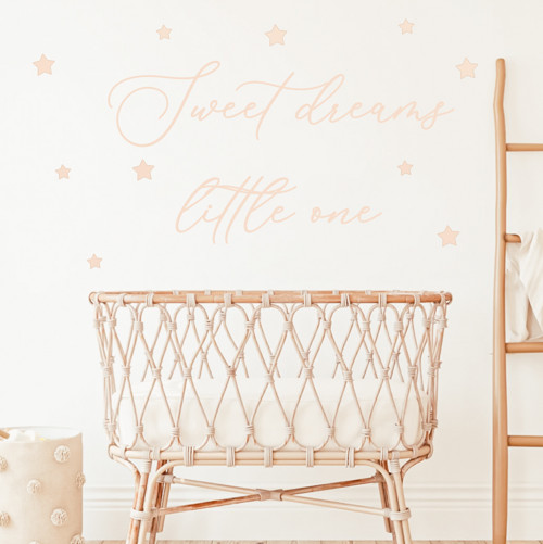 Nápis: Sweet dreams little one