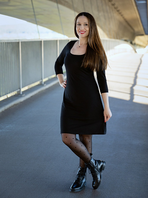 Autorské šaty "BLACK PASSION" No.2 (více barev)