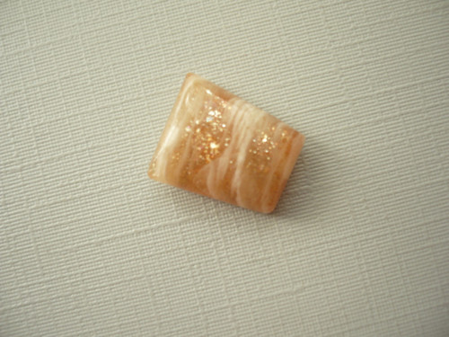 Kabošon - sluneční kámen 14 mm, č.35Af
