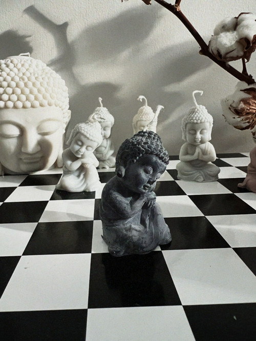 Malý Budha Svička Sojovy Vosk
