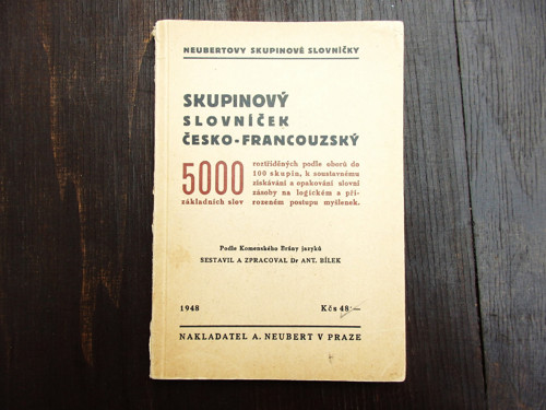 Slovníček česko-francouzský — foto 1