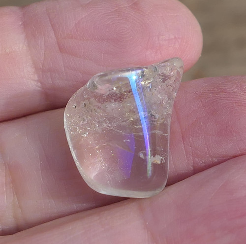 Křišťál - aqua aura (17,5 mm) V647