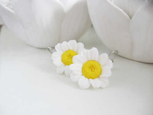 Bellis, visací náušnice — foto 1