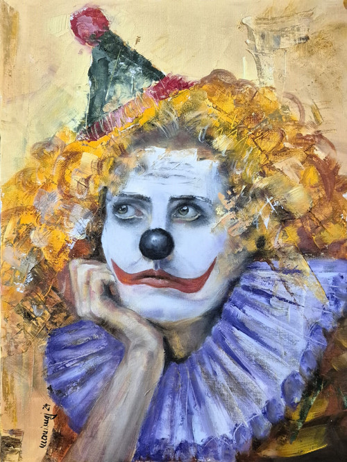 ROZUMBRADA | Olej | Plátno na desce | 40x30 cm