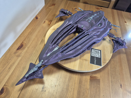 Wraithská Hive Ship ze seriálu Stargate
