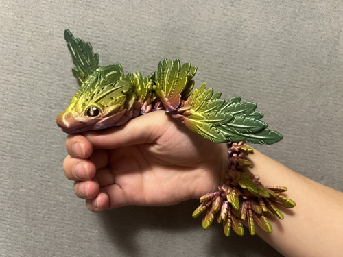 Mládě Opeřeného Hada - 23,5 cm - 3D Tisk
