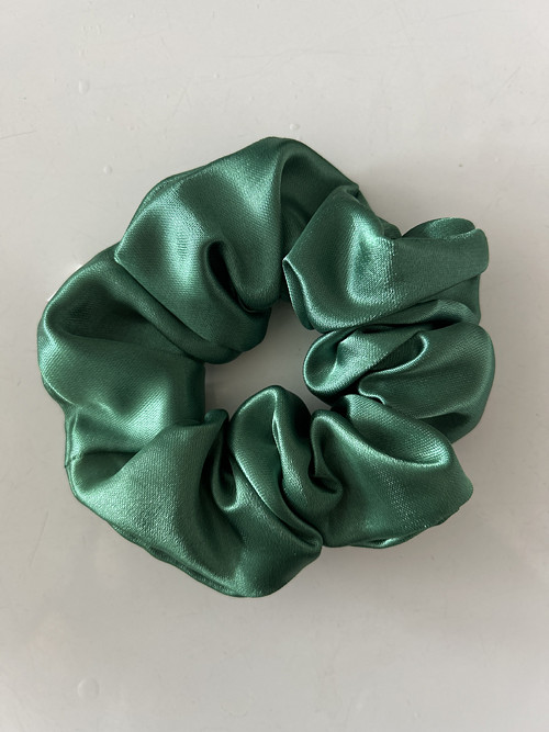 Scrunchie gumička - Zelená - Vel. L